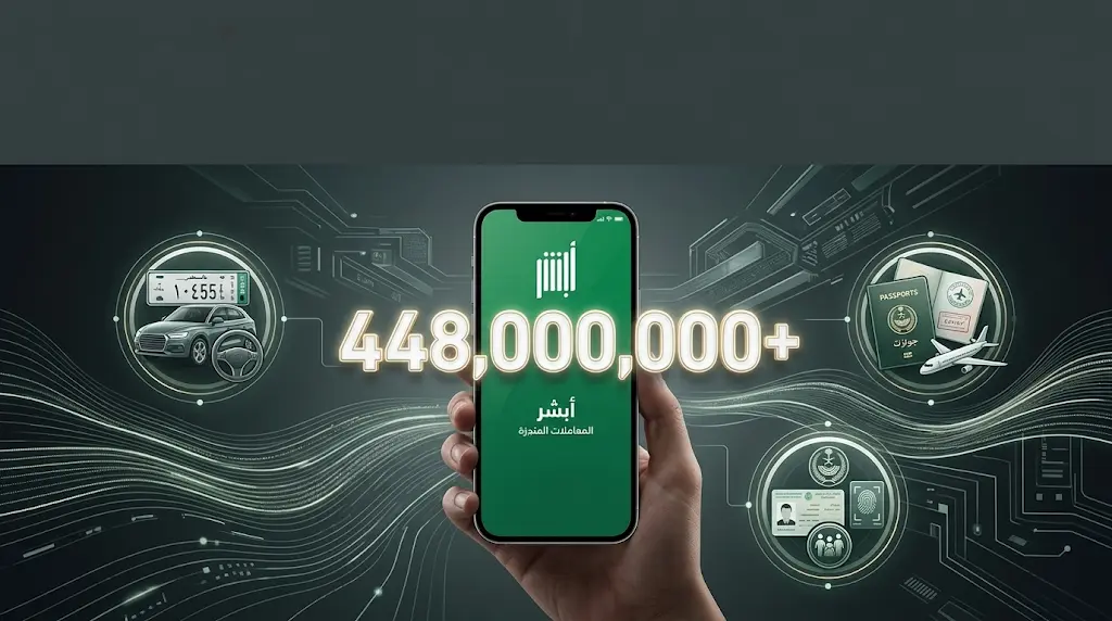 وزارة الداخلية السعودية تعلن تنفيذ أكثر من 448 مليون عملية إلكترونية عبر منصة أبشر