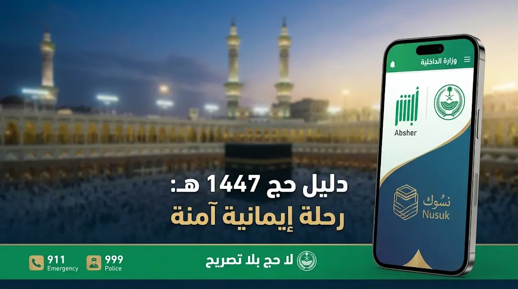 وزارة الداخلية تطلق الدليل التنظيمي لحج 1447 وتشدد على الالتزام بشعار لا حج بلا تصريح
