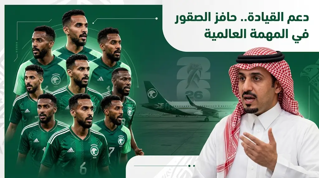 وزير الرياضة ينقل تحيات ودعم ولي العهد لبعثة المنتخب السعودي قبيل مغادرتها لمونديال 2026