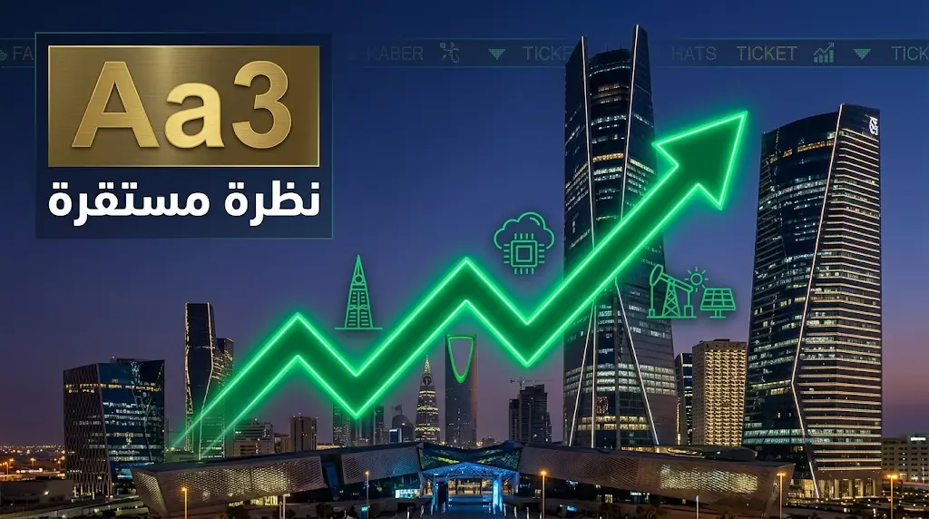 وكالة موديز تتوقع نمو القطاع غير النفطي في السعودية بنسبة تصل إلى 5% بفضل زخم رؤية 2030