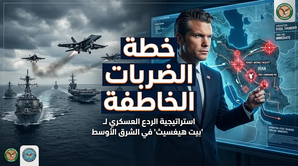 أكسيوس يكشف تفاصيل خطة القيادة المركزية الأمريكية لشن ضربات عسكرية خاطفة ضد أهداف في إيران