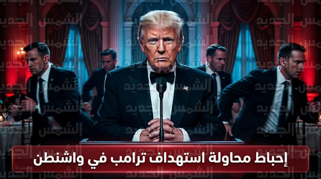 إحباط محاولة استهداف فاشلة تعرض لها الرئيس الأمريكي دونالد ترامب خلال حفل عشاء مراسلي البيت الأبيض