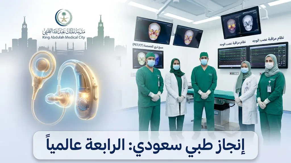إنجاز طبي سعودي عالمي بنجاح زراعة قوقعة صناعية لحالة نادرة جداً بمدينة الملك عبدالله الطبية في مكة المكرمة