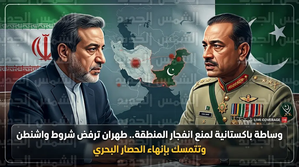 إيران تبلغ باكستان رفضها القاطع للمطالب الأمريكية وتتمسك بفك الحصار البحري للتهدئة