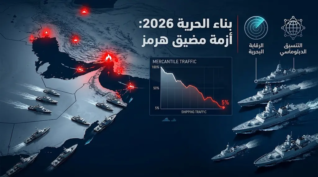 إيران تعلن إغلاق مضيق هرمز من جهة بحر العرب بالتزامن مع إطلاق واشنطن مبادرة بناء الحرية البحرية