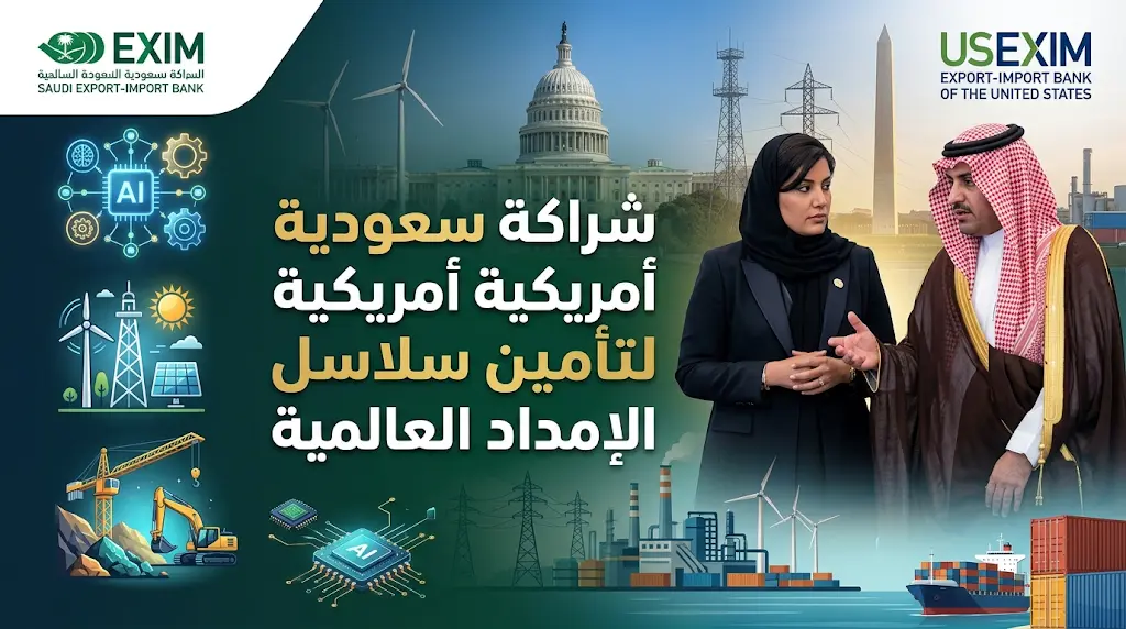 الأميرة ريما بنت بندر تشهد توقيع اتفاقية استراتيجية بين بنك التصدير والاستيراد السعودي ونظيره الأمريكي في واشنطن