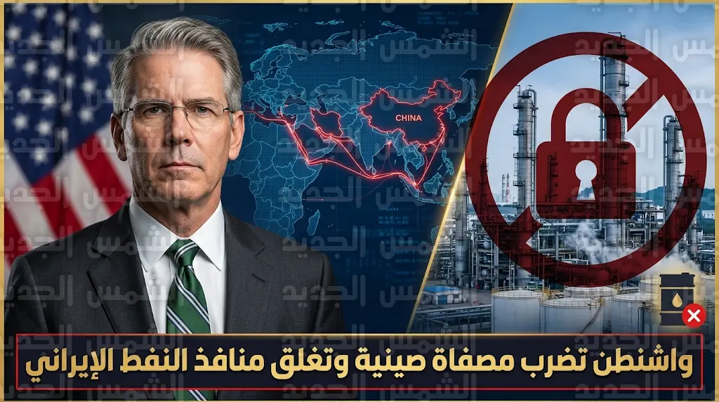 الخزانة الأمريكية تفرض عقوبات على مصفاة هنغلي الصينية بسبب شراء نفط إيراني بمليارات الدولارات