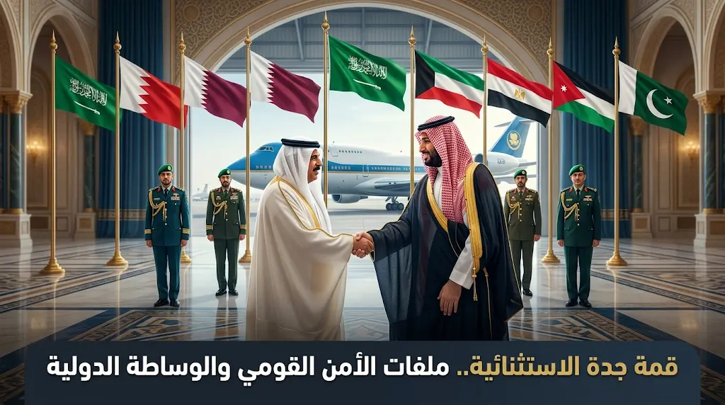 القمة الخليجية الاستثنائية في جدة تبحث أمن الملاحة ونتائج الوساطة الباكستانية بين واشنطن وطهران