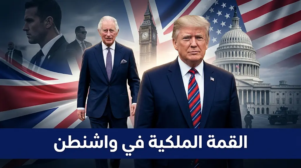 الملك تشارلز الثالث يبدأ زيارة تاريخية إلى واشنطن للقاء دونالد ترامب وإلقاء خطاب أمام الكونغرس