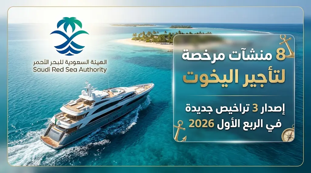 الهيئة السعودية للبحر الأحمر تمنح 3 تراخيص جديدة لتأجير اليخوت وترفع الإجمالي إلى 8 منشآت