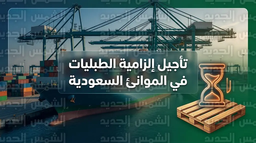 الهيئة العامة للموانئ تقرر رسمياً تأجيل استخدام الطبليات في شحن الحاويات الواردة للمملكة حتى إشعار آخر