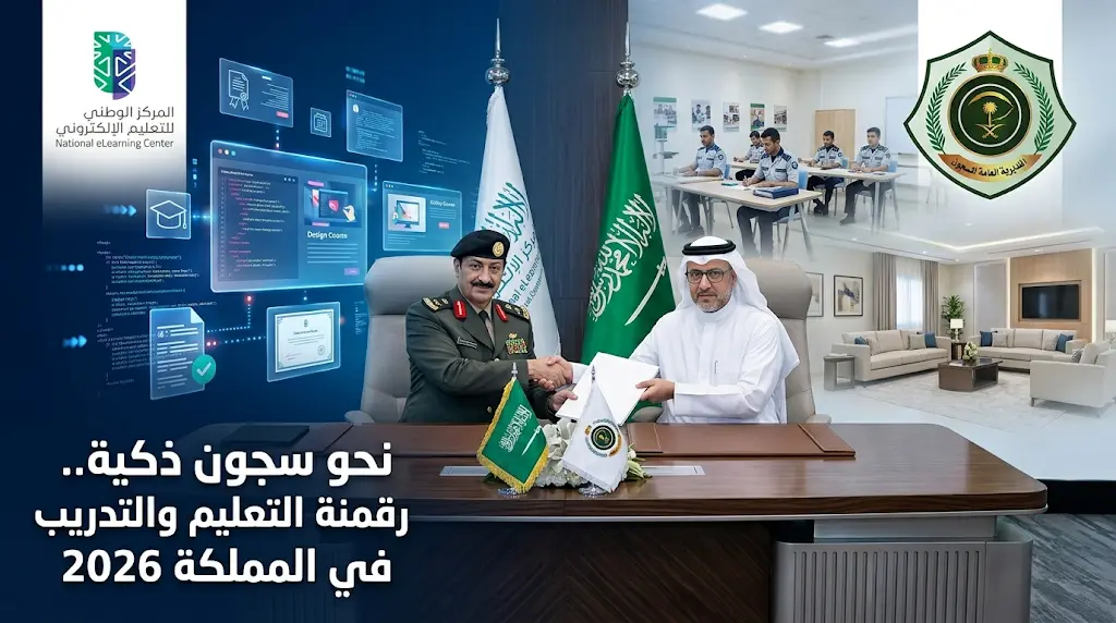 تحويل السجون إلى مراكز تأهيلية ذكية عبر شراكة استراتيجية مع المركز الوطني للتعليم الإلكتروني لعام 2026