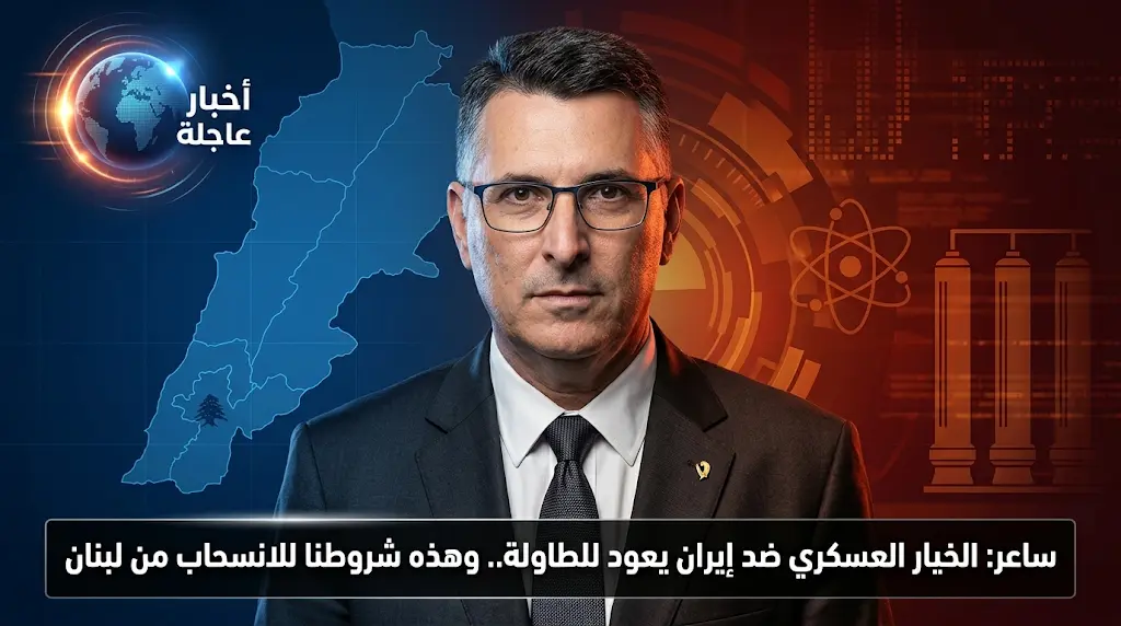 جدعون ساعر يلوح بعودة الخيار العسكري ضد إيران ويحدد شروط الانسحاب من جنوب لبنان