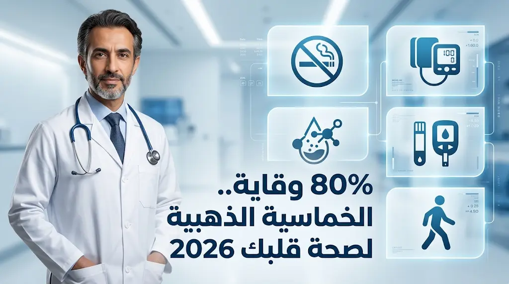 خالد النمر يكشف عن 5 عوامل للوقاية من الأزمات القلبية بنسبة تصل إلى 80%