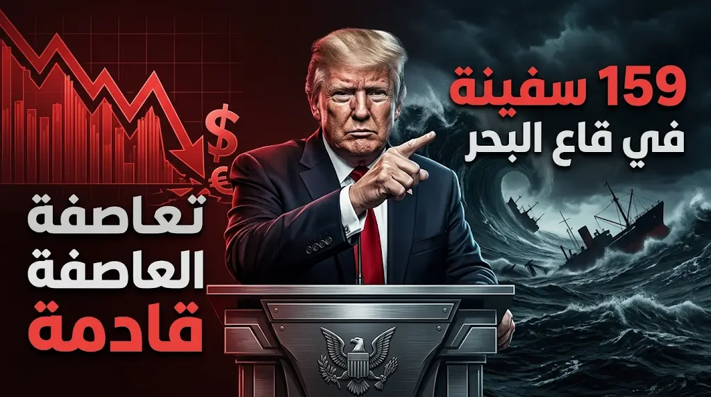 دونالد ترامب يكشف غرق 159 سفينة إيرانية ويطالب النظام في طهران بالاستسلام العسكري الفوري