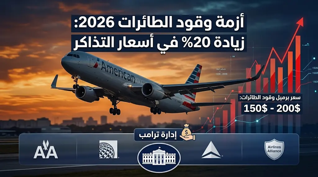 زيادة تصل إلى 20% في أسعار تذاكر الطيران بسبب أزمة وقود الكيروسين العالمية