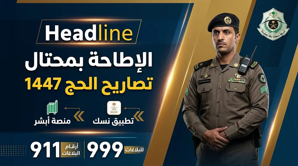 شرطة مكة المكرمة تقبض على مواطن روج لإعلانات مضللة عن تصاريح حج 1447 هـ عبر التواصل الاجتماعي