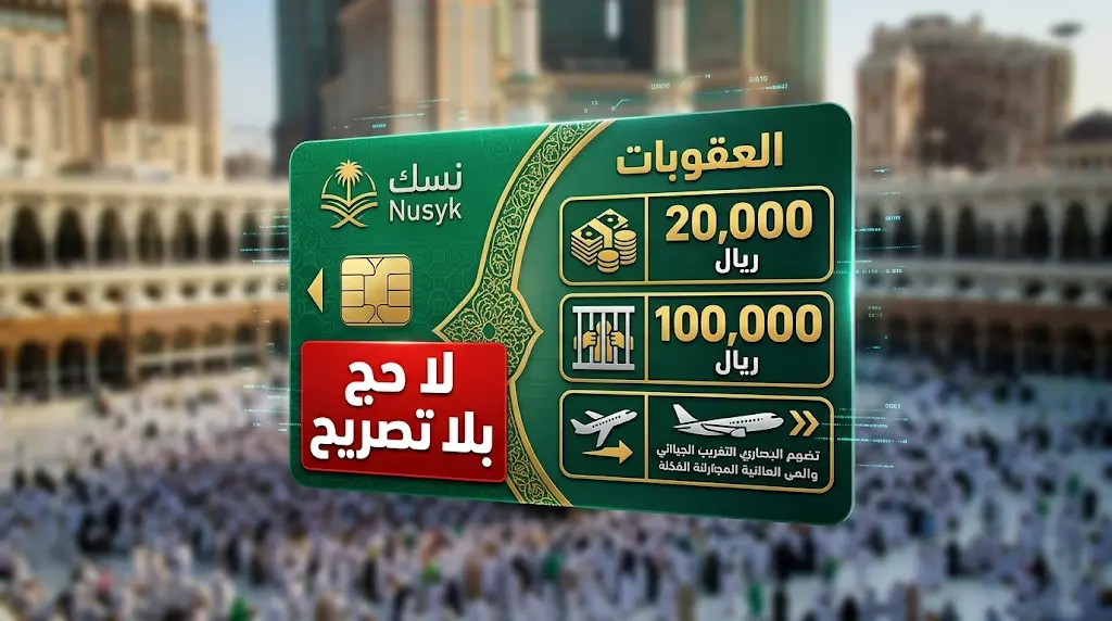 عقوبات الحج بدون تصريح لموسم 1447 وتفاصيل منع دخول مكة المكرمة للمقيمين والزوار