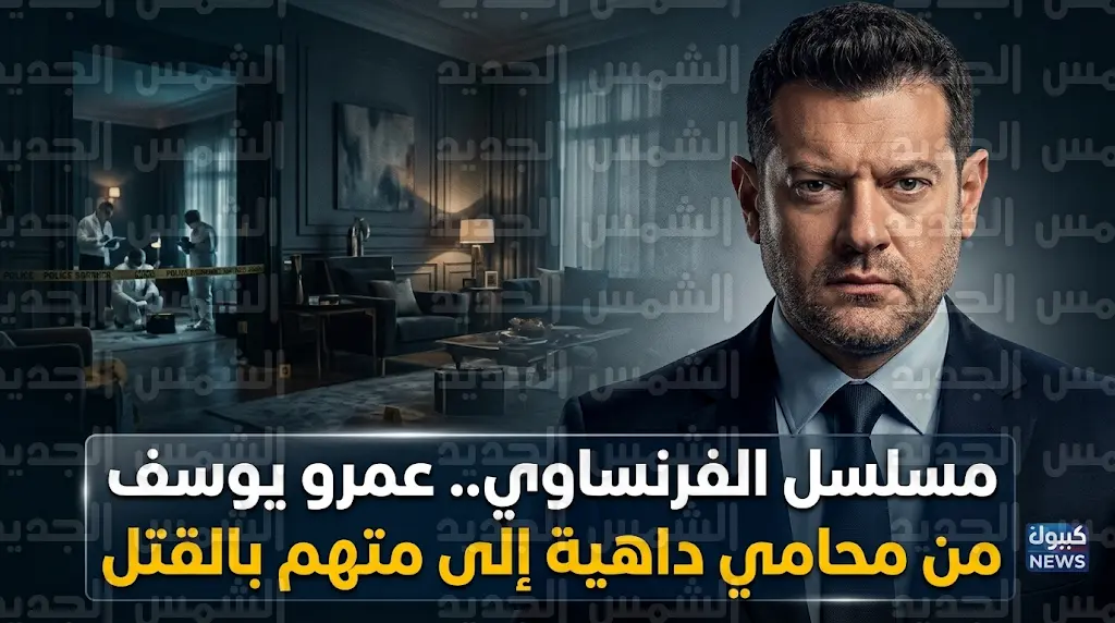 عمرو يوسف يتحول من محامي داهية إلى متهم رئيسي في مسلسل الفرنساوي بعد العثور على جثة داخل منزله
