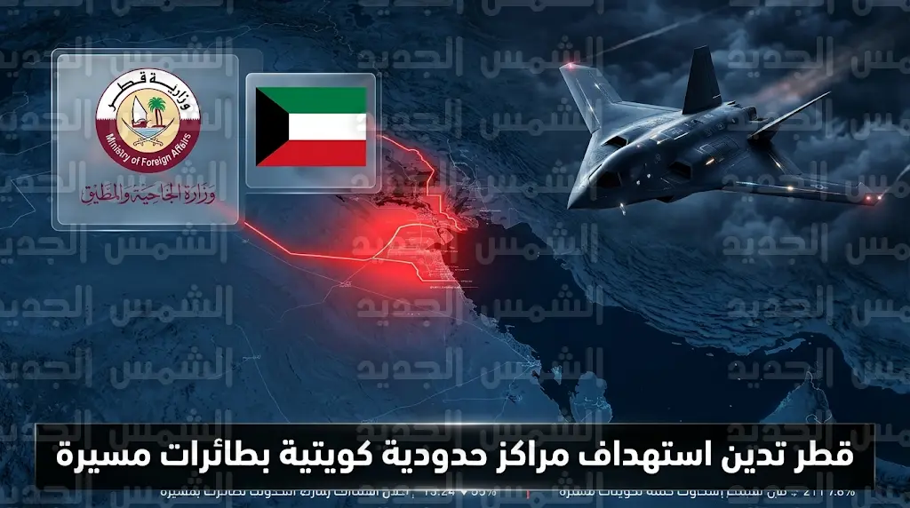 قطر تدين بأشد العبارات هجوماً بطائرات مسيرة من العراق استهدف مراكز حدودية كويتية