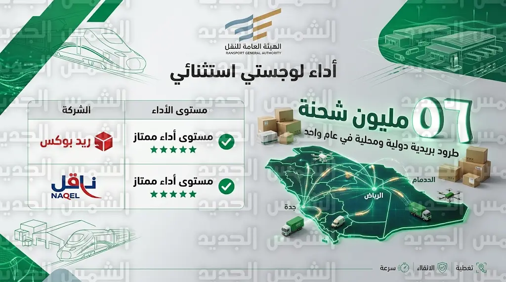 مؤشر كفاءة شركات التوصيل في السعودية 2026: "ريد بوكس" و"ناقل" الأقل تسجيلاً للشكاوى