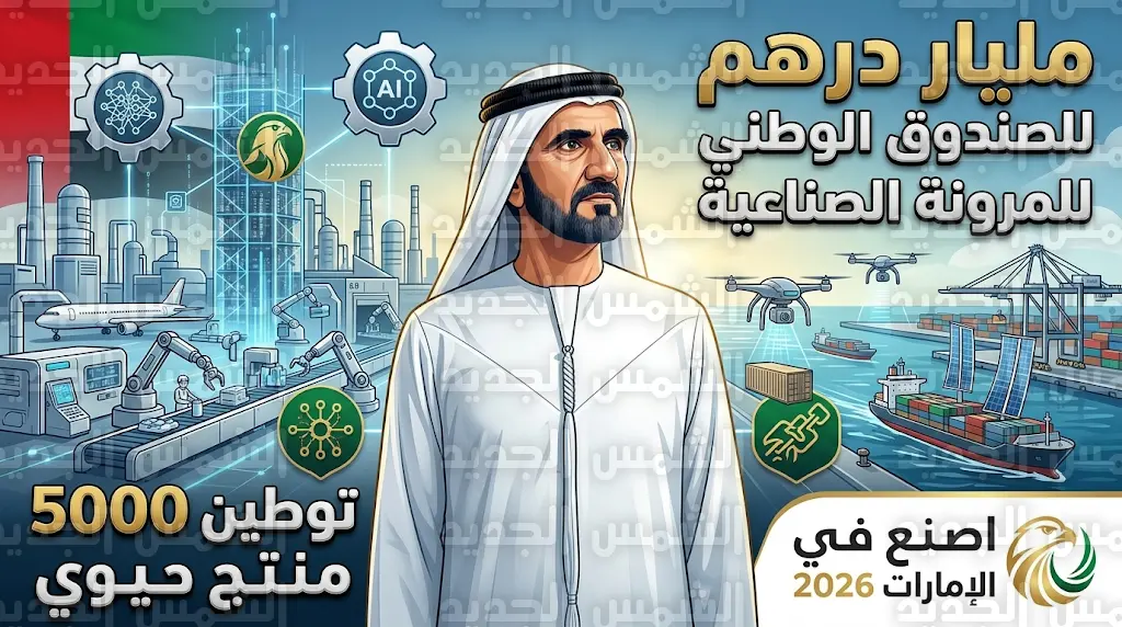 محمد بن راشد يطلق الصندوق الوطني للمرونة الصناعية بمليار درهم ويستهدف توطين 5000 منتج حيوي