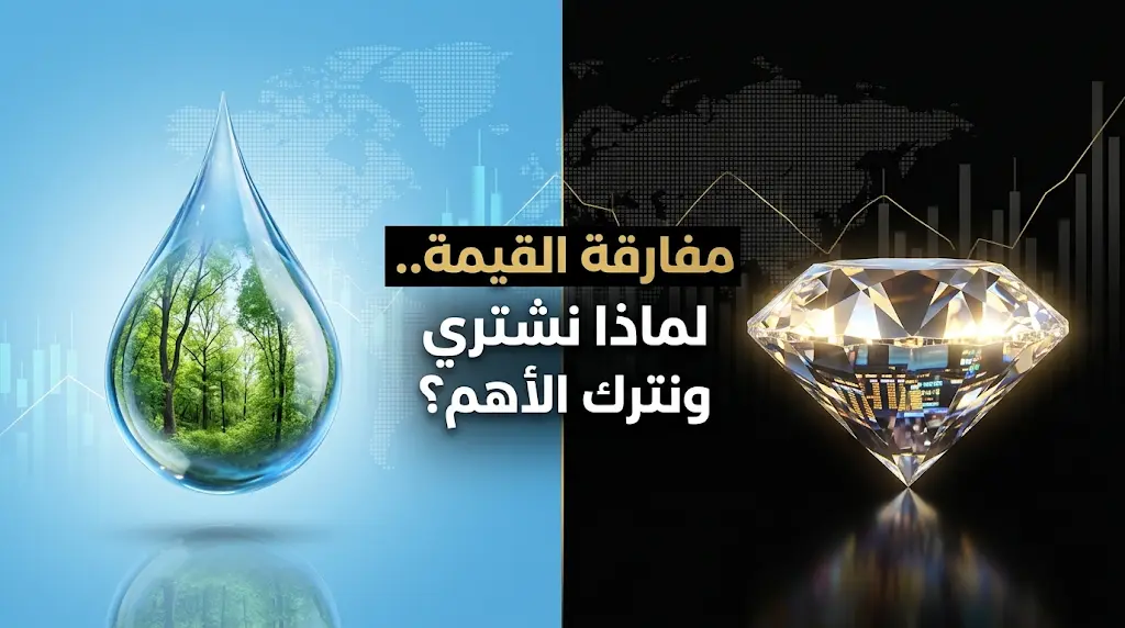 مفارقة الماء والألماس تعود لتصدر المشهد الاقتصادي في 2026 وتكشف سر تقييم الموارد في أوقات الأزمات