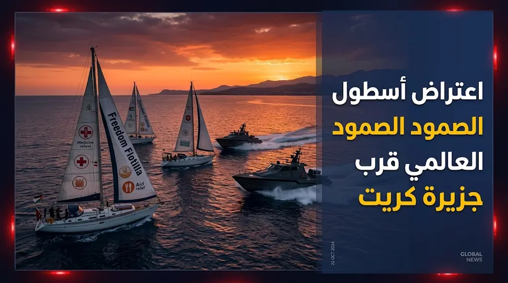 منظمو أسطول الصمود العالمي يتهمون الاحتلال بالقرصنة البحرية بعد اعتراض سفن المساعدات