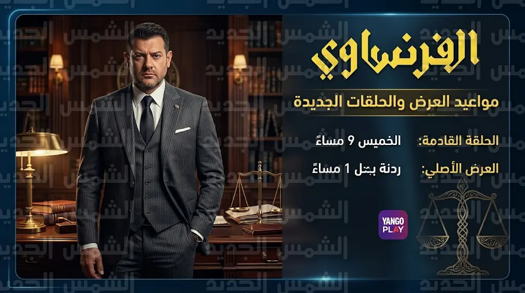 مواعيد عرض مسلسل الفرنساوي 2026 والقنوات الناقلة.. متى تتوفر حلقات عمرو يوسف الجديدة؟