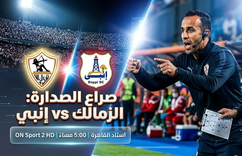موعد مباراة الزمالك اليوم ضد إنبي والقنوات الناقلة في الدوري المصري 2026