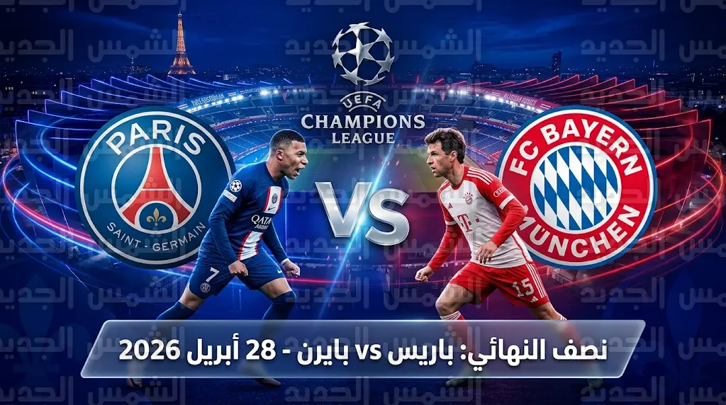 موعد مباراة باريس سان جيرمان ضد بايرن ميونخ في نصف نهائي دوري أبطال أوروبا 2026 والقنوات الناقلة
