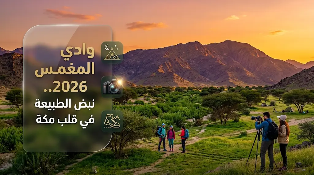 وادي المغمس وجهة عالمية لعشاق السياحة البيئية والرحلات البرية في مكة المكرمة خلال 2026