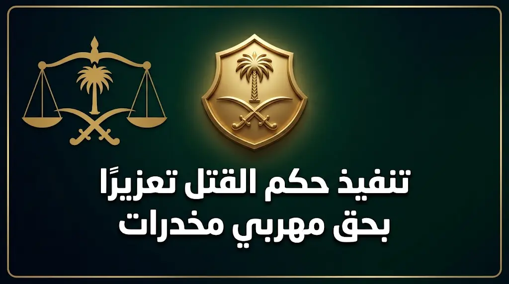 وزارة الداخلية تعلن تنفيذ حكم القتل تعزيرًا بحق جانيين من الجنسية العراقية لتهريبهما المخدرات