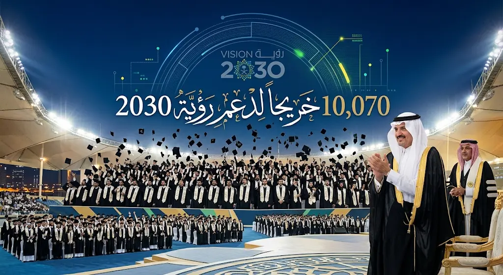 أكثر من 10 آلاف كفاءة وطنية: جامعة الملك فيصل ترفد سوق العمل بـ 10,070 خريجاً لتحقيق رؤية 2030