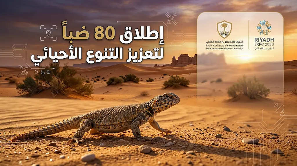 إطلاق 80 ضباً في محمية الإمام عبدالعزيز بن محمد الملكية ضمن تعاون استراتيجي مع مشروع إكسبو 2030 الرياض