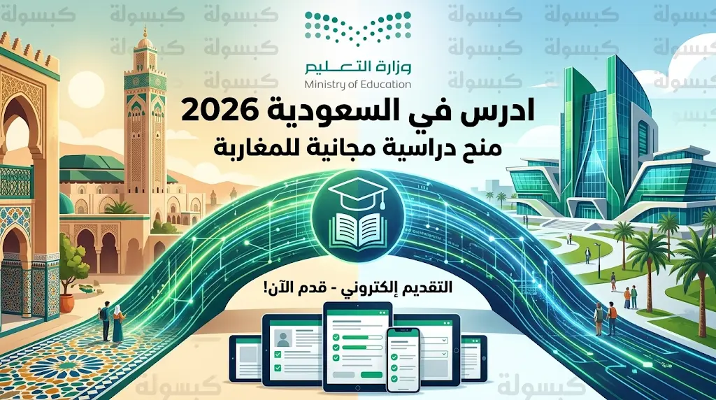 "ادرس في السعودية": منح دراسية مجانية للمغاربة تشمل البكالوريوس والماجستير والدكتوراه.