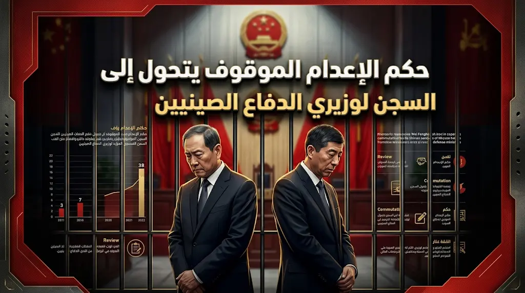 استثناء قضائي صارم: الإعدام الموقوف لوزيري الدفاع الصينيين يتحول إلى سجن مؤبد دون إفراج مشروط.