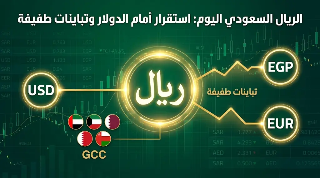 استقرار الريال السعودي أمام الدولار.. وموقف الجنيه المصري واليورو في تعاملات اليوم 6 مايو 2026