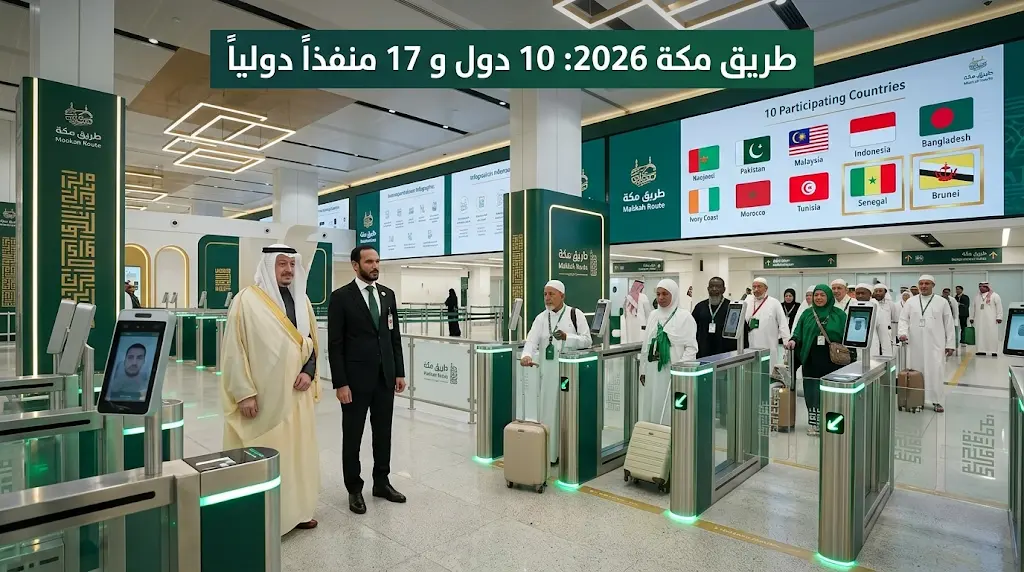 السنغال وبروناي تنضمان لأول مرة.. "طريق مكة" تستعد لموسم حج 2026 بـ 17 منفذاً دولياً.