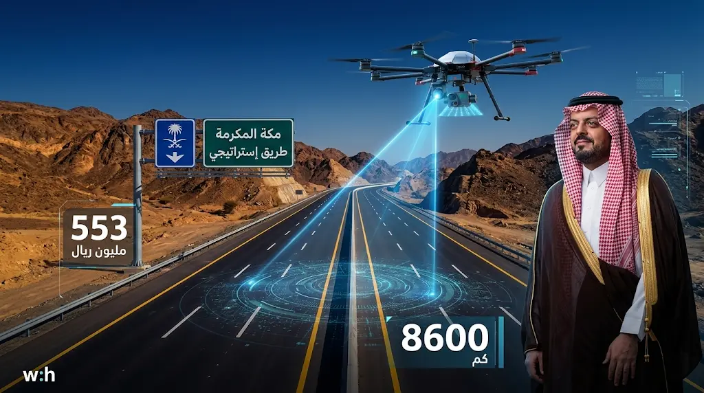 بأمر نائب أمير مكة.. الذكاء الاصطناعي والدرونز في حملة "طرق متميزة آمنة" لتقييم 8600 كم من شبكة الطرق
