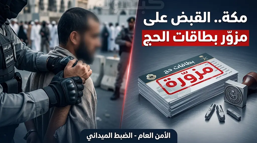 بالبطاقات المزورة وأدوات التزييف.. الأمن العام في مكة يوقف مقيماً إندونيسياً بتهمة الاحتيال على الراغبين في الحج.