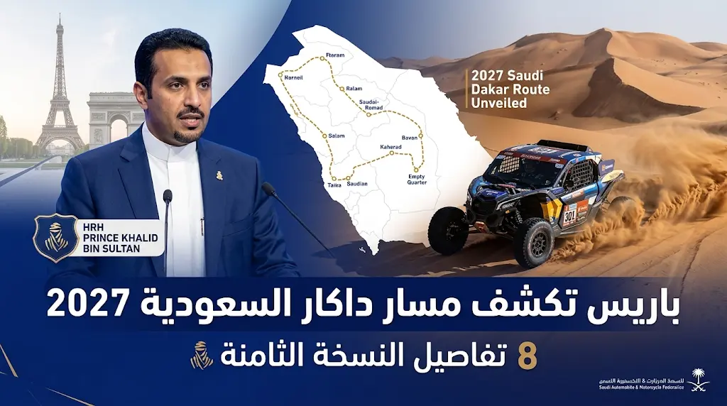 برئاسة الأمير خالد بن سلطان.. مؤتمر دولي في باريس يستعرض تفاصيل رالي داكار 2027