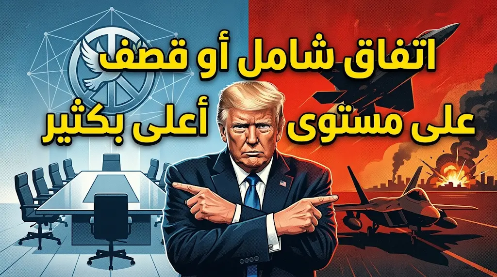 ترامب يضع نهاية سريعة لأزمة إيران: إما اتفاق شامل أو "قصف على مستوى أعلى بكثير"