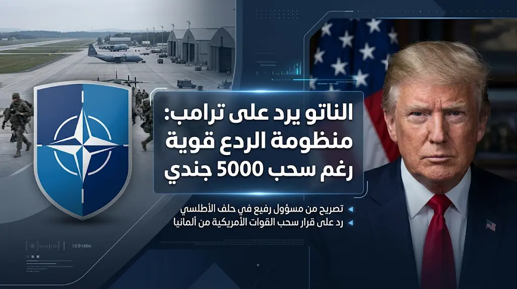 حلف الناتو يؤكد جاهزية الردع رداً على قرار ترامب بسحب 5 آلاف جندي أمريكي من ألمانيا