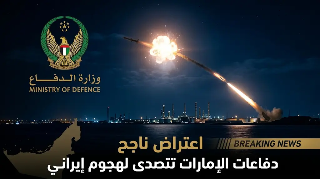 دفاعات الإمارات تتصدى بنجاح لاعتداء إيراني بـ 4 صواريخ كروز وطائرات مسيرة