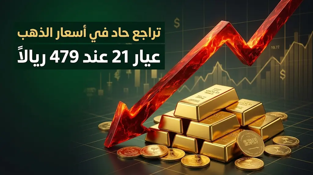 سعر الذهب اليوم في السعودية 5-5-2026: عيار 21 يتراجع إلى 479 ريالاً رغم الارتفاع العالمي