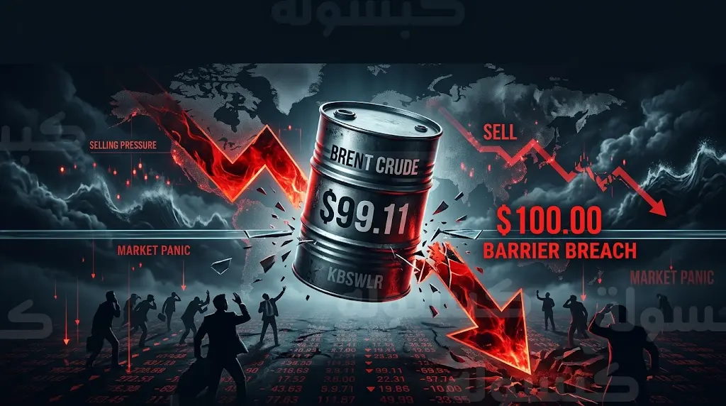 صدمة في الأسواق.. خام برنت يتخلى عن حاجز الـ 100 دولار ويتراجع بأكثر من 2%