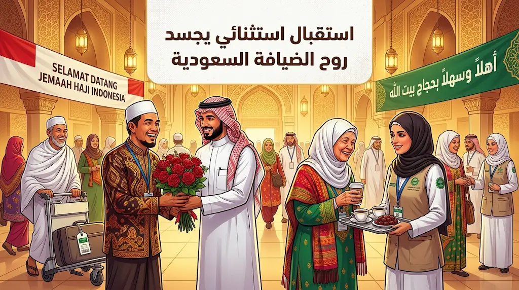 "طريق مكة" يسهل وصول حجاج إندونيسيا لتحقيق "حلم العمر" في الأراضي المقدسة لموسم 1447هـ