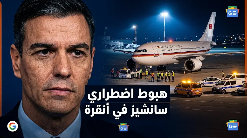 قبل القمة الأوروبية.. هبوط اضطراري لطائرة بيدرو سانشيز في تركيا بسبب عطل مفاجئ.