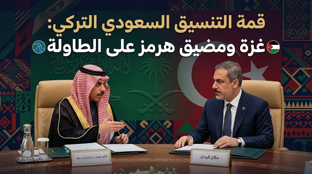 قضايا غزة ولبنان ومنع التصعيد في هرمز تتصدر أجندة لقاء الأمير فيصل بن فرحان وهاكان فيدان.